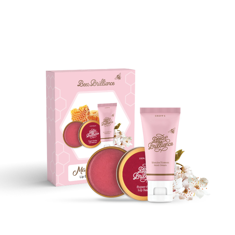 Manuka Honey Lip Balm & Hand Cream Set