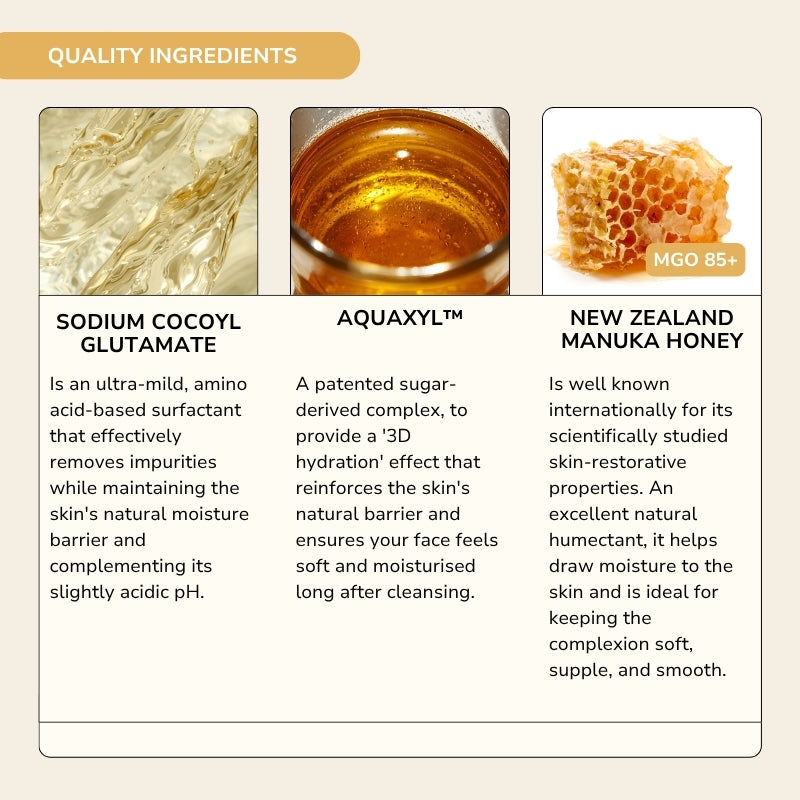 Manuka Honey Foaming Facial Cleanser